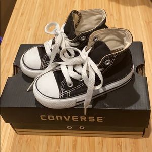 Black Infant/Toddler Converse